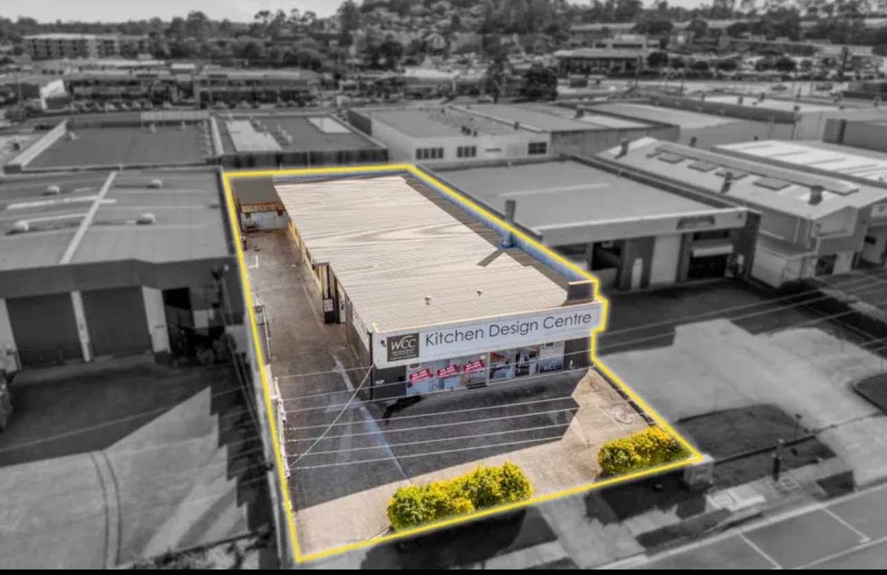 Aerial view of the HD Training site at 14 Smallwood Place, Underwood